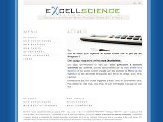 http://www.cours-excellscience.com/